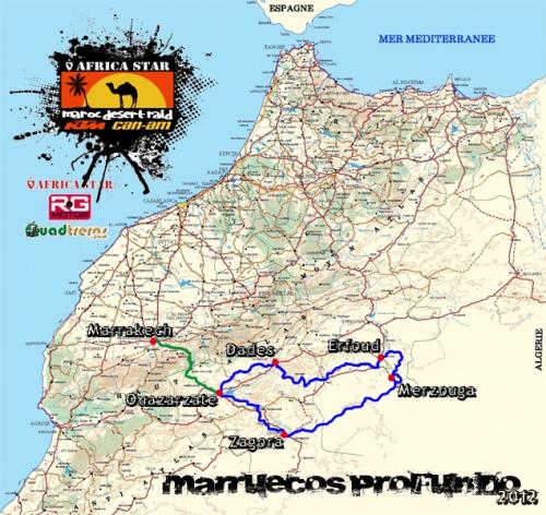 Mapa ruta marruecos profundo